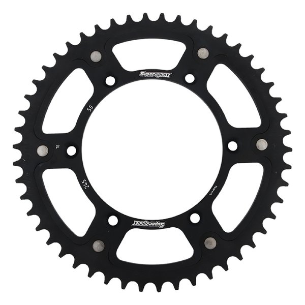 Supersprox Black Stealth Sprocket For Yamaha YZ125, YZ250 1999-2018 RST-245-50-BLK